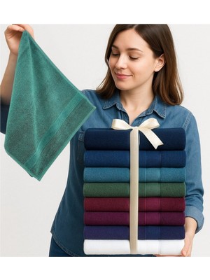 Özdilek Svv Border El Yüz Havlusu (40X76 cm) 10 Adet