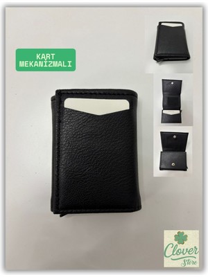 Clover Store Erkek Mekanizmalı Şık ve Spor Cüzdan