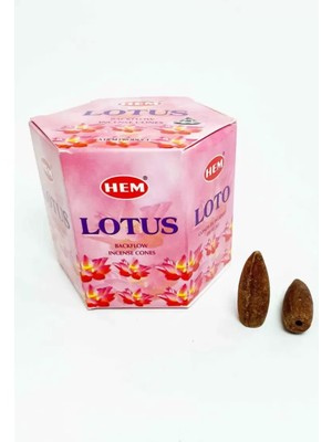 Royaleks Group 10 Adet Geri Akış Backflow Şelale Tütsü Konisi Tütsü Back Lotus Çiçeği Kokulu