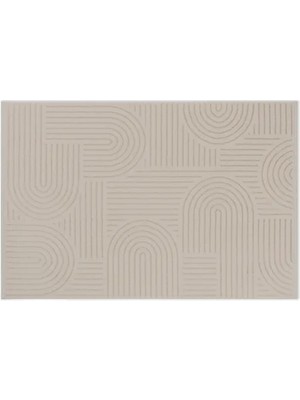 Vivense Kanyon Bukleli Makine Halısı, Beyaz, 160X230, 4903A
