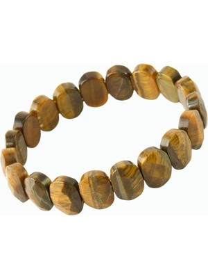 Osense Oval Kesim Orjinal Kaplangözü Doğaltaşlı Bileklik