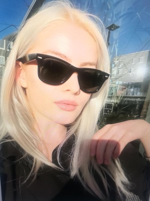 Macerati,unisex Çapraz Kesim Wayfarer Parlak Klasik Güneş Gözlüğü,gözlük Kabı Hediyeli