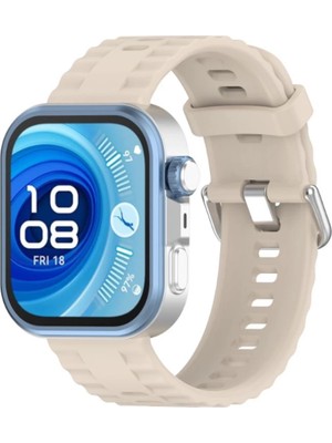 Magicool Huawei Watch Fit 3 Klasik Kordon - Krem