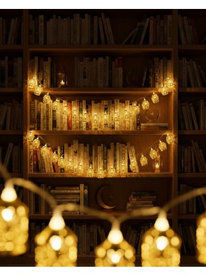 Toyigoo Ramazan Bayram Süslemesi Için LED Işık Cami Figürlü Dekoratif Tasarım