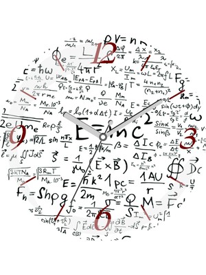 E Mc Kare Çap 30CM Sessiz Akar Bombeli Cam Duvar Saati