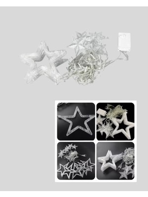 Midas Toptan Home Iç Mekan Uyumlu Yıldız Peri LED Perde 3x3 Metre