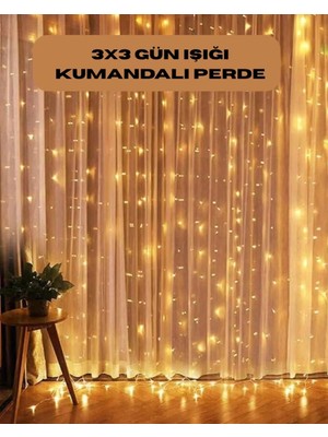 Midas Toptan Home 8 Fonksiyonlu Uzaktan Kumandalı Günışığı Perde Peri LED Dekoratif Işık