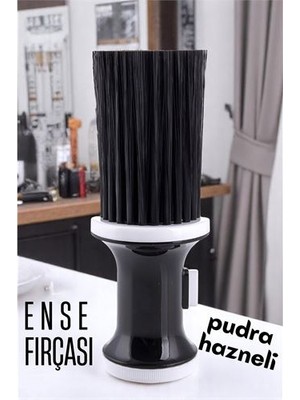 Northcity Pudra Hazneli Ense Fırçası – Berber & Kuaför Temizlik Fırçası
