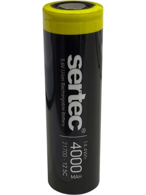 Eco Port Sertec INR21700 3.7V 4000 Mah 12.5c Li-Ion Şarjlı Pil