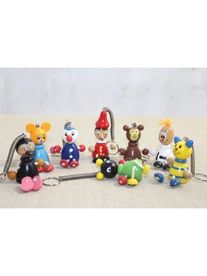 Eco Port Ahşap Yayli Zıp Zıp Anahtarlik ALK1216