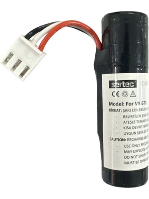 Eco Port Sertec - Verifone/hugın Vx 675 Pos Uyumlu Batarya