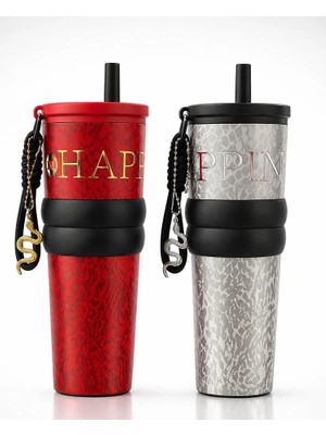 Eco Port Lüks Tasarım Çift Katmanlı Vakumlu Termos Bardak ALK4643