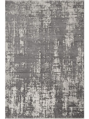 Karmen Halı Viskona VK002G Gri Halı Viskon Doğal Iplik Bambu Halı Tozu Az Salon Halısı Yatak Odası