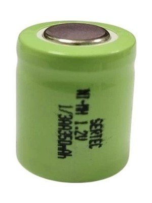 Eco Port Sertec - 1.2V 350 Mah - 1/3AA - Ni-Mh Şarjlı Pil - (Başsız / Flat Head)