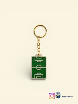 Nozzle Works ⚽ Futbol Sahası Anahtarlık