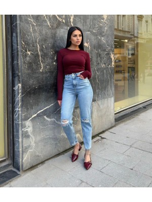 Aida Fashion Lazer Mom Jeans