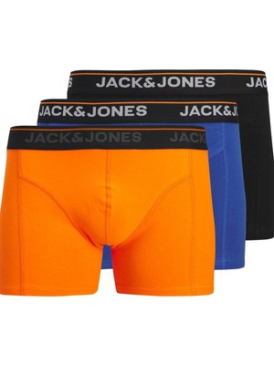 Jack & Jones Jactheodore Solid Trunks 3’lü Paket Erkek Boxer Seti