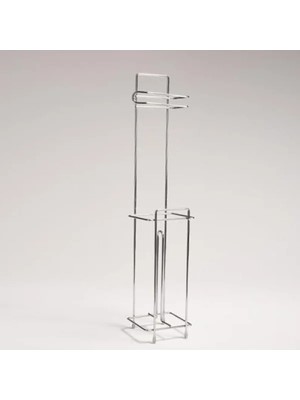 Ulu Pazarlama Yedekli Paslanmaz Wc Kağıtlığı - Krom Renk