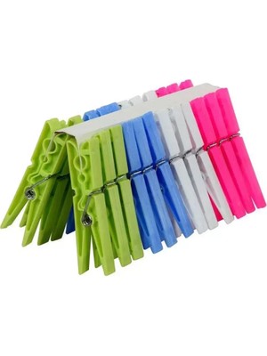 Royaleks Group Sevde Plastik 24'lü Çamaşır Mandalı ROYALEKS-82626