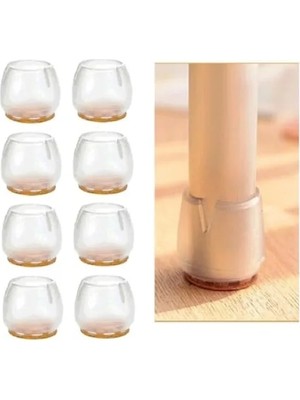 Ulu Pazarlama Masa ve Sandalye Ayak Koruyucu Kılıf - 8 Adet (Orta Boy)