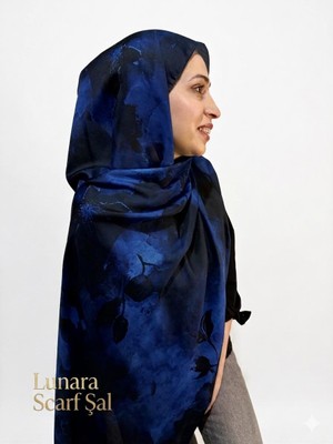 Lunara Scarf Desenli Soft Şal