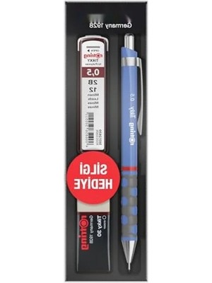 Ulu Pazarlama Menekşe Mavi Silgi Hediyeli 0.5mm Kalem Seti