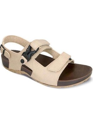 Ceyo 9829-2I Camel Ortopedik Erkek Sandalet