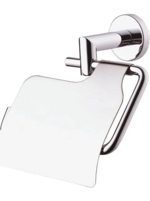 Ulu Pazarlama Kapaklı Tuvalet Kağıtlığı - Krom Kaplama