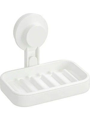 Ulu Pazarlama Vantuzlu Sabunluk - Beyaz, Pratik ve Estetik