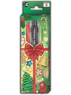 Ulu Pazarlama Yılbaşı Temalı Mekanik Kalem Seti, Metalik Renkler