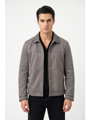 Dynamo Erkek Siyah Regular Fit Mevsimlik Süet Spor Mont BGL-ST05437