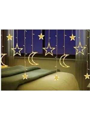 Ulu Pazarlama Ay Yıldız Perde LED Gün Işığı Mz-16-10