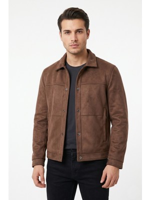 Dynamo Erkek Siyah Regular Fit Mevsimlik Süet Spor Mont BGL-ST05437