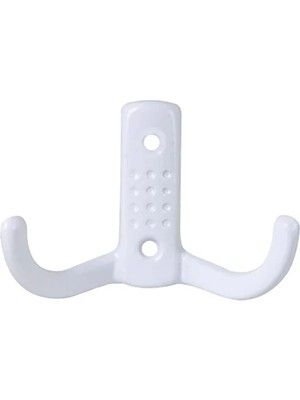 Ulu Pazarlama Beyaz Metal Duvar Askısı, Elbise Askılığı