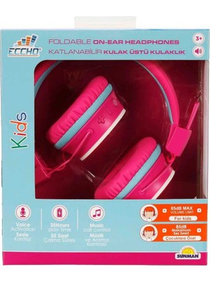 Eccho Gökkuşağı Desenli Bluetooth Kulak Üstü Kulaklık - S01002605