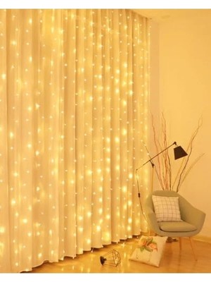 Ulu Pazarlama Uzaktan Kumandalı LED Perde Işığı - 3x3 Metre