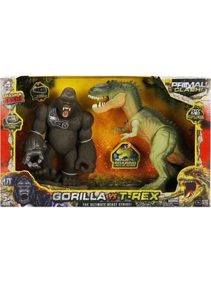 Sunman S01071144 Oyun Set Primal Clash Gorilla/trex 2li
