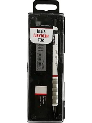 Ulu Pazarlama Mekanik Kurşun Kalem ve Silgi Seti, 0,7 Mm, 3'lü