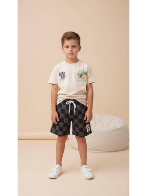 Saye Kids Araba Baskılı Çocuk Takım