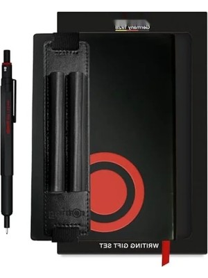 Ulu Pazarlama 0,5 mm Siyah Versatil Kalem Seti - 600 Adet Hediye Defter ve Kılıf ile