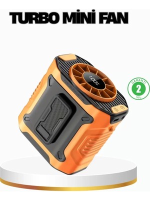 Midas Toptan Home Turbo Mini Taşınabilir Fan – 100 Kademeli Dijital Hız Kontrolü ve Type-C Şarj