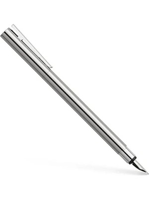 Ulu Pazarlama Ince Tasarımlı Metal Dolma Kalem, Parlak Çelik Gövde