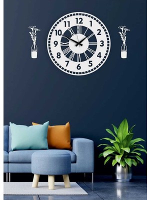 Şık ve Modern Duvar Saati - Salon, Oda ve Ofis Için Zarif Tasarım