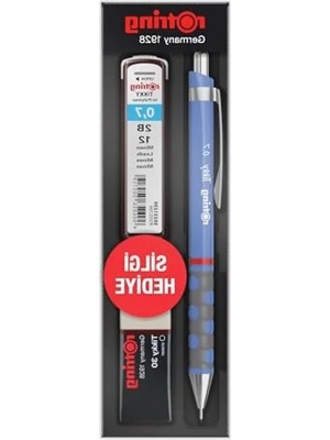 Ulu Pazarlama Menekşe Mavi Tikky Rd 0.7 Kalem + Min Silgi Hediyeli