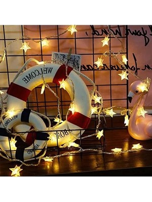 Ulu Pazarlama 20'li Dekoratif Yıldız LED Işık Seti (3 Metre)