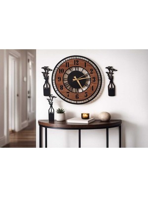 Eşsiz Mdf Duvar Saati, Şık Tasarımıyla Salon, Oda ve Iş Yerinizi Güzelleştirir