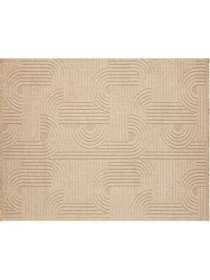 Vivense Lara Iskandinav Makine Halısı, Bej, DS623, 120X500