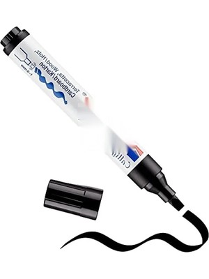 Ulu Pazarlama Kaligrafi Için Esnek Uçlu Kaligrafi Markörü - Siyah