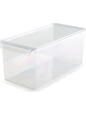 Ulu Pazarlama Şeffaf Kapaklı Küp Düzenleyici - Çok Amaçlı Depolama