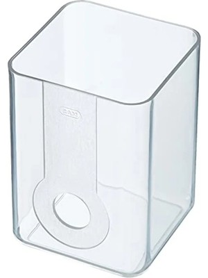 Ulu Pazarlama Şeffaf Kübik Kalemlik - Estetik ve Kullanışlı Tasarım